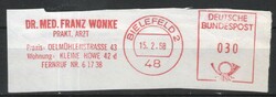 Machine wage relief on cutting 0031 (bundes) bielefeld 2 1968