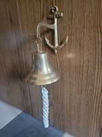 Antique copper sailor's relic bell