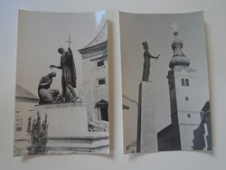 D198597  Régi fotók (2db) SZOMBATHELY  1960k