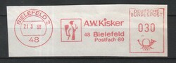 Gépi bérmentesítés kivágáson  0029 (Bundes) Bielefeld 2   1968