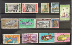 Thailand-i bélyegek az 1970-es évekből