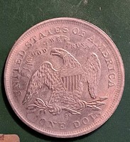 American 1 dollar 1847 commemorative coin (nickel.)