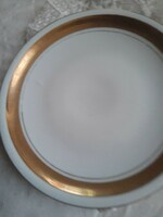 Alföldi plate, golden, 17 cm