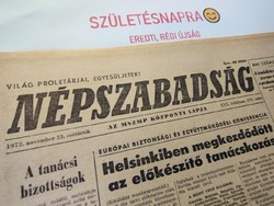 1982 november 26  /  Népszabadság  /  SZÜLETÉSNAPRA :-) Régi újság Ssz.:  23842