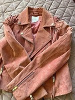 Leather jacket mango