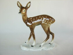 German Lippelsdorf porcelain deer