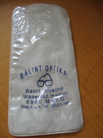 Retro reklám szemüvegtok Bálint Optika Makó
