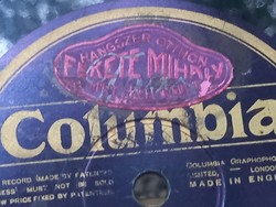 Columbia art deco vinyl record, tango from the 1930s, collector's item!
