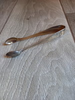Beautiful old silver-plated sugar tongs (11.5x4x1.5 cm)