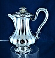 Very rare, antique silver tea pourer, Frankfurt, ca. 1830!!!