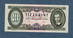 10 Forint 1975 Utólsó, a papír Tíz Forintos címletből