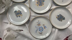 Zsolnay ékszertartó tálka-tányérka hibátlan szép db-ok 60-70-es évek