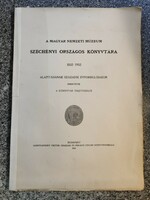 A Magyar Nemzeti Múzeum Széchenyi országos Könyvtára 1802-1902..Hornyánszky...1902
