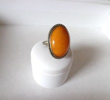Amber ring 57