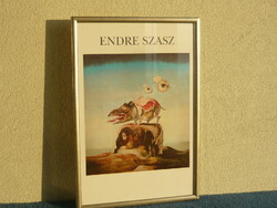 Saxon endre framed print for sale. Size of the picture: 35.5 x 51 cm.