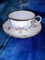 Meissen coffee cup+plate