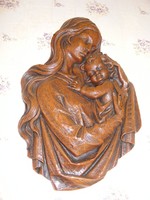 Madonna and child, wall decoration