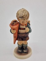 Hummel goebel figurine boy with bag little scholar 80 tmk5 glued