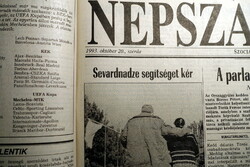 1993 X 20 / people's freedom / newspaper - Hungarian / daily. No.: 25675