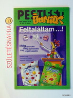 1999 October 13 / Pest evening junior / birthday :-) newspaper!? No.: 24468