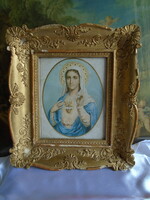 Régi szentkép, Mária kép.