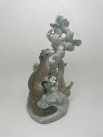 Spanish Lladro Porcelain Weasel Rare 24cm