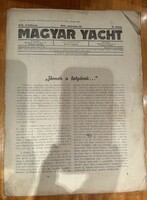 Magyar Yacht 1941 március 15.