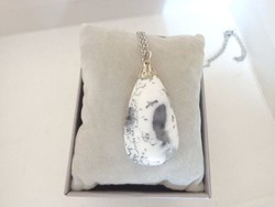 Merlinite is a very beautiful pendant and chain