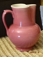 Zsolnay pink ceramic jug marked !!!