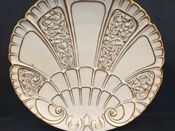 Zsolnay decorative bowl with shield 31 cm