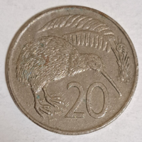 1978.  Új-Zéland 20 Cent (88)