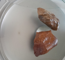 Liquidation of mineral and rock collections - liver opal (brown)