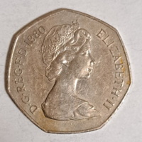 1980. England 50 new pence, (563)