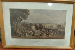 John Dobbin A Stockton és Darlington vasút megnyitása,1825-Múzeumi reprodukció a 150.évfordulóra1975