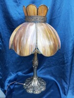 Asztali Lámpa Ólomüveg búrával