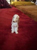 Porcelán kutya hollóházi