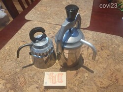 Retro mini coffee makers together in mint condition
