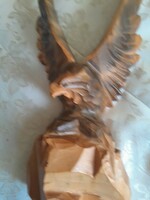 Carved bird 30 cm