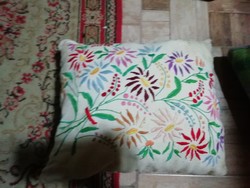 Antique embroidered pillow 12.