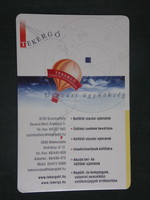 Card calendar, traveling travel agency, Szombathely, Békéscsaba, hot air balloon, 2008