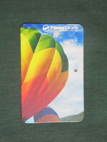 Card calendar, focus savings association, hot air balloon, 2012