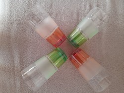 Retro színes üvegpoharak