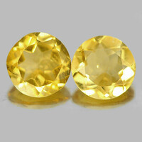 Dazzling! Real, 100% product. Pair of golden yellow citrine gemstones 2.04ct (vvs)!! Its value: HUF 50,900!