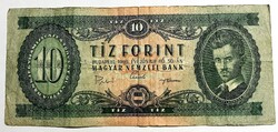 10 forintos bankjegy 1969-ből