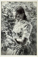 Erzsébet Weil of Asódi (1901-1976): girl with a kitten