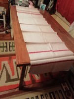Antique linen tablecloth 44 cm x 166 cm Transylvanian