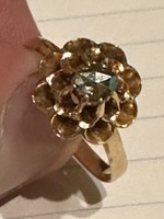 14K gold ring, original, beautiful diamond for sale! Price: 48,000.-