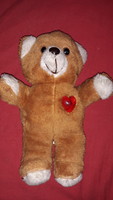 Old battery-powered ever-sounding plus teddy bear toy figure 28 cm according to the pictures