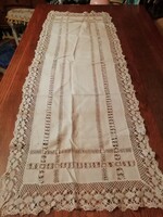 Antique tablecloths 17. 120 Cm x 44 cm