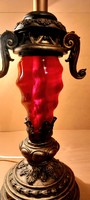Special glass table lamp negotiable art deco design